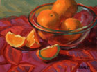 Oranges on Marimekko